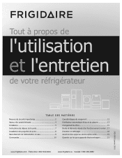 Frigidaire FPUS2698LF Complete Owner's Guide (Français)