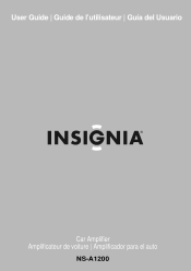 Insignia NS-A1200 User Manual (English)