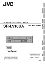 JVC SR-L910UA SR-L910UA Timelapse Recorder Instruction Manual (651KB)