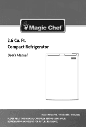 Magic Chef HMBR265WE1 User Manual