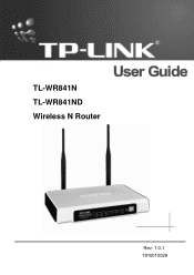 TP-Link TL-WR841N User Guide