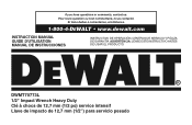 Dewalt DWMT70773L Instruction Manual