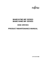 Fujitsu MAM3367MC Product Manual
