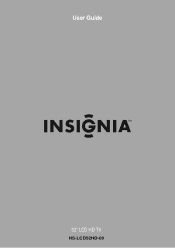 Insignia NS-LCD52HD-09 User Manual (English)