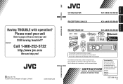 JVC A805 Instructions