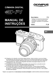 Olympus E-P1 E-P1 Manual de Instruções (Português)