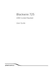 Plantronics Blackwire 725 Blackwire 725 User guide