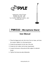 Pyle PMKS32 PMKS32 Manual 1