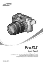 Samsung PRO 815 User Manual