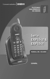 Uniden EXP4541 Spanish Owners Manual
