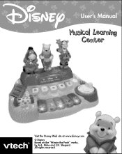 Vtech Winnie the Pooh Musical Learning Center User Manual
