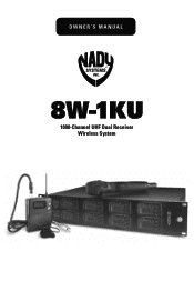 Nady 8W-1KU Manual