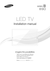 Samsung HG55NB890XF Installation Guide Ver.1.0 (English)