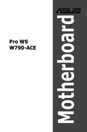 Asus Pro WS W790-ACE Users Manual English
