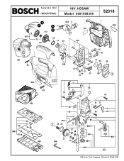 Bosch 52318B Parts List