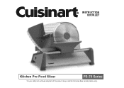 Cuisinart FS-75 User Manual