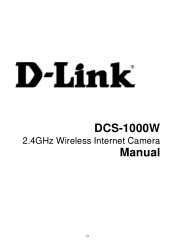 D-Link DCS-1000W User Manual