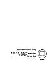 Husqvarna 323R-II Owners Manual