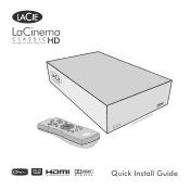 Lacie LaCinema Classic HD Quick Install Guide