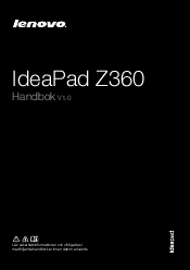 Lenovo IdeaPad Z360 Lenovo IdeaPad Z360 Handbok V1.0