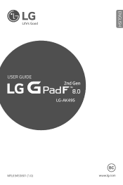 LG G Pad F 8.0inch 2nd Gen ACG Owners Manual