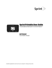 Netgear AC779S-Sprint User Guide