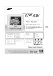 Samsung SPF-83V User Manual (user Manual) (ver.1.0) (Spanish)
