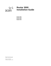 3Com 3016 Installation Guide