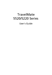 Acer TravelMate 5520 User Manual