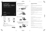 Lenovo Y650 IdeaPad Y650 Setup Poster V1.0