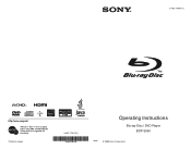 Sony BDP S550 Operating Instructions