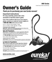 Eureka AirExcel Compact 990A Owner's Guide