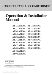 Haier AB122ACERA Operation Manual