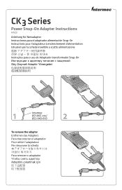 Intermec CK3R CK3 Series Power Snap-On Adapter (AA23) Instructions
