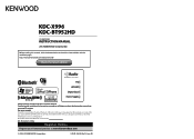Kenwood KDC-BT952HD Instruction Manual