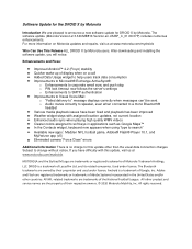 Motorola DROID X Maintenance Software Release notes (2.3.340)