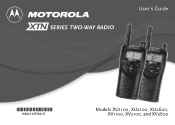 Motorola XV2600 User Manual