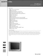 Sony KV-36FS120 Marketing Specifications