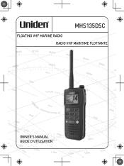 Uniden MHS135DSC English Owner's Manual