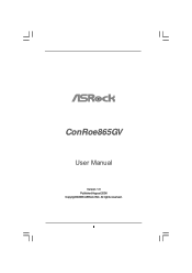 ASRock ConRoe865GV User Manual