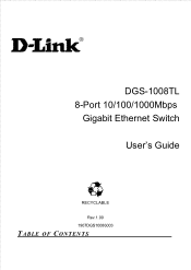 D-Link 1008TL User Guide