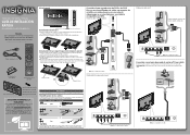 Insignia NS-46E480A13A Quick Setup Guide (Spanish)