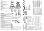 Kenwood KFC-W2511 Instruction Manual