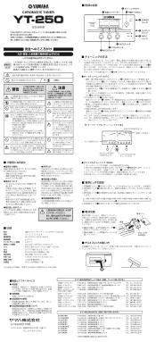 Yamaha YT-250 Owner's Manual