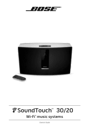 Bose SoundTouch20 Wi-Fi S Owner's guide