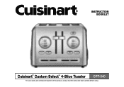 Cuisinart CPT-640P1 Owner Manual