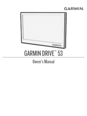 Garmin Drive 53 and Traffic Owners Manual