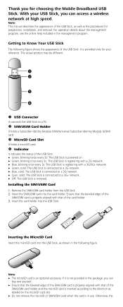 Huawei E176 Quick Start Guide