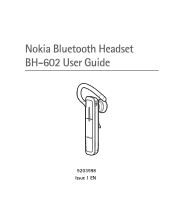 Nokia Bluetooth Headset BH-602 User Guide