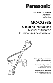 Panasonic MCCG985 MCCG985 User Guide
